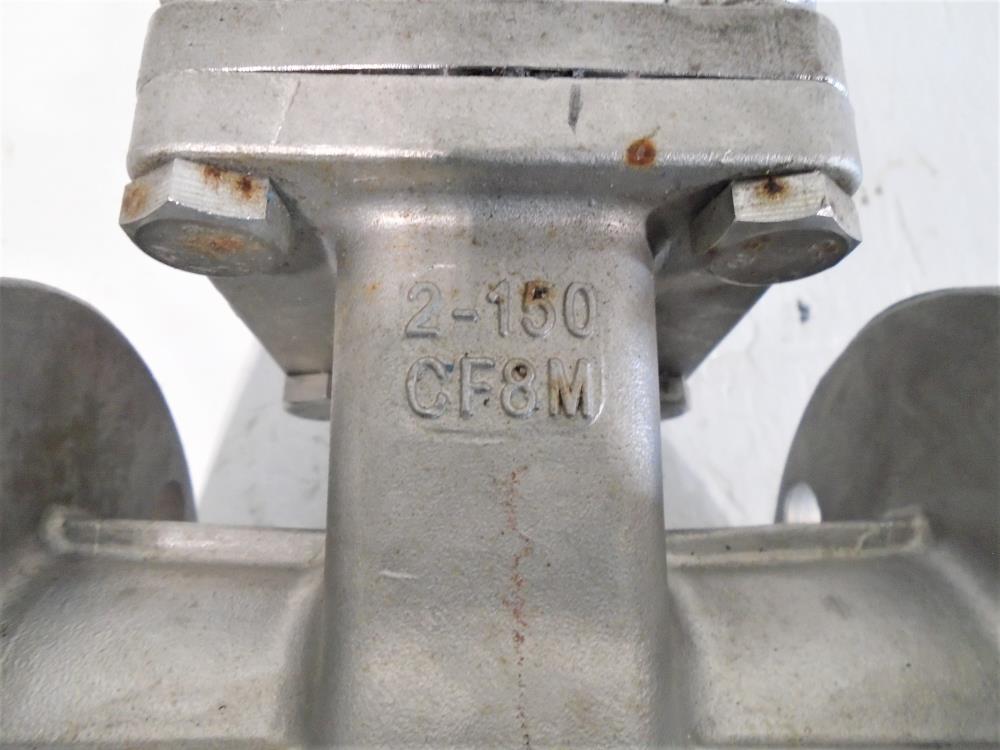 Chicago Valves 2" 150# CF8M Gate Valve, Fig #: 2611GR020